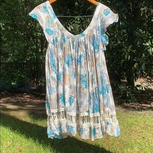 Free People Floral Top